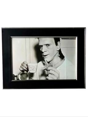 Frankenstein Tea Vintage Horror Cult classic antique  Gothic Mary Shelley Att